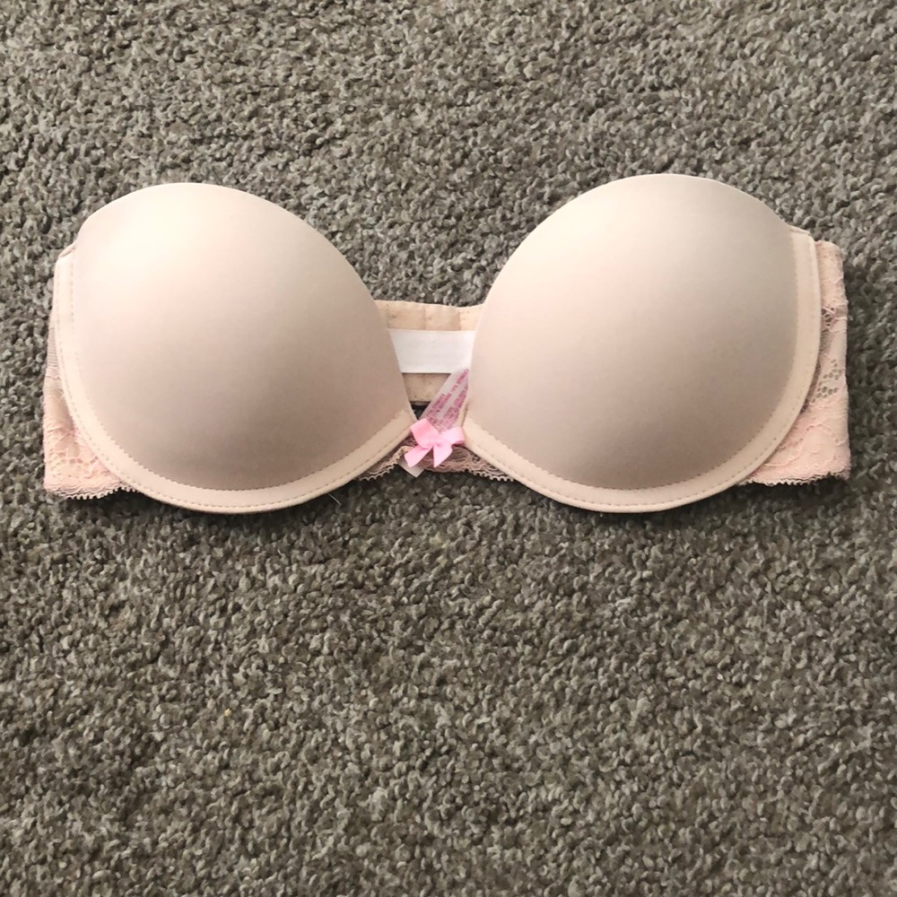 Nude, 32B strapless push up